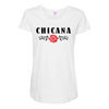 chicana Maternity Scoop Neck T-shirt