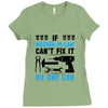IF MOTHER IN LAW CAN'T FIX IT THAN NO ONE CAN FIX IT Ladies Fitted T-Shirt