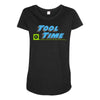 tool time Maternity Scoop Neck T-shirt