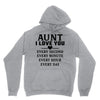 I Love You Aunt Unisex Hoodie