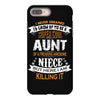 Super Cool Aunt Of A Freaking Awesome Niece iPhone 8 Plus