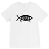 evolve t shirt small funny evolution science atheist darwin atheism fi V-Neck Tee