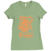 scary krampus Ladies Fitted T-Shirt