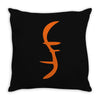 helix of heroes funny retro sci fi superhero symbol cool logo Throw Pillow