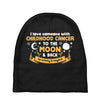 I Love Someone with Childhood Cancer to the Moon and Back to Infinity Baby Beanies