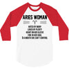 Aries Woman 3/4 Sleeve Shirt