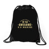 proud cousin of an awesome u.s marine Drawstring Bags