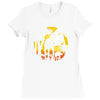tropical attack Ladies Fitted T-Shirt