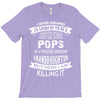 Super Cool Pops Of A Freaking Awesome Granddaughter T-Shirt