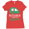 Bitches With Hitches Ladies Fitted T-Shirt