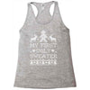 my first ugly sweater Racerback Tank