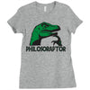 philosoraptor (2) Ladies Fitted T-Shirt