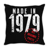 Made In 1979 All Original Parts Throw Pillow
