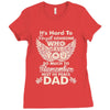 rest in peace dad Ladies Fitted T-Shirt