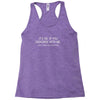 disagree with me Racerback Tank