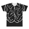 funny male brain ideal birthday gift or present All Over Men's T-shirt