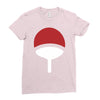 uchiha clan symbol crest   anime itachi sasuke naruto cosplay gift tee Ladies Fitted T-Shirt