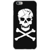 skull and crossbones pirate neon iPhone 6/6s Case