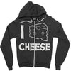 i love cheese Zipper Hoodie