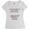 goog mom great mom Women's Triblend Scoop T-shirt