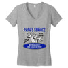 papa s service Women's V-Neck T-Shirt