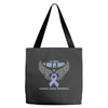 my hero is now my angel stomach cancer awareness Tote Bags