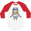 Gym Unicorn 3/4 Sleeve Shirt