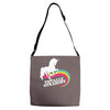 rainbow unicorn Adjustable Strap Totes