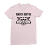 angry beaver Ladies Fitted T-Shirt