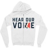 Women's March Hear Our Voice Zipper Hoodie