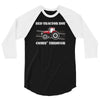 case ih red tractor boy comin' through 3/4 Sleeve Shirt