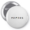 Heroes Pin-back button
