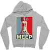 beaker meep poster, ideal birthday gift or present Zipper Hoodie