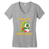 mario's boss Women's V-Neck T-Shirt