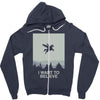 i want to believe 2 Zipper Hoodie