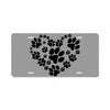 cat love paw License Plate