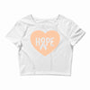 Hope With Heart Crop Top