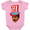 eye of the tiger man Baby Onesie
