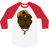 dog hip hop style 3/4 Sleeve Shirt