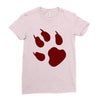 animal feet Ladies Fitted T-Shirt