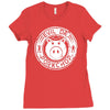evil dr doctor porkchop Ladies Fitted T-Shirt