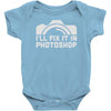 i'll fix it in photoshop Baby Bodysuit