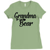 grandma bear Ladies Fitted T-Shirt