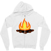 fire Zipper Hoodie