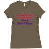 beer t shirt who said beer won't make you smart it made bud wiser funn Ladies Fitted T-Shirt