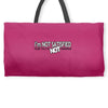 funny t shirt i'm not satisfied until you're not satisfied rude tee Weekender Totes