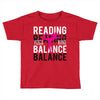Reading Yoga Wine Balance Toddler T-shirt