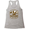 hunting wild beer tournament Racerback Tank