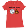 best friends forever Ladies Fitted T-Shirt