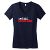 ernie ball musicman new Women's V-Neck T-Shirt